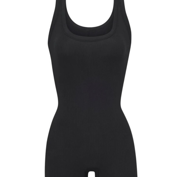 SKIMS Pants - Skims Cotton Rib Romper size Large Black